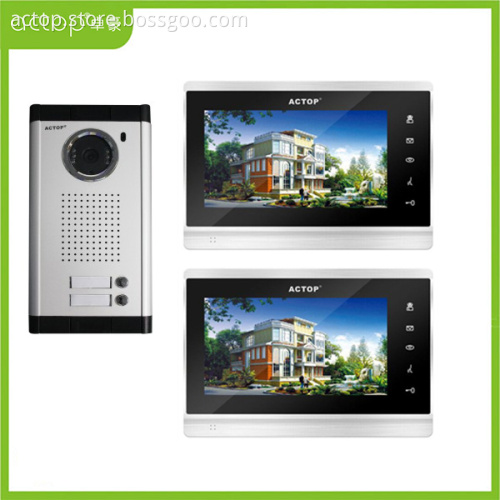 Two Family 7inch Door Phone Intercom